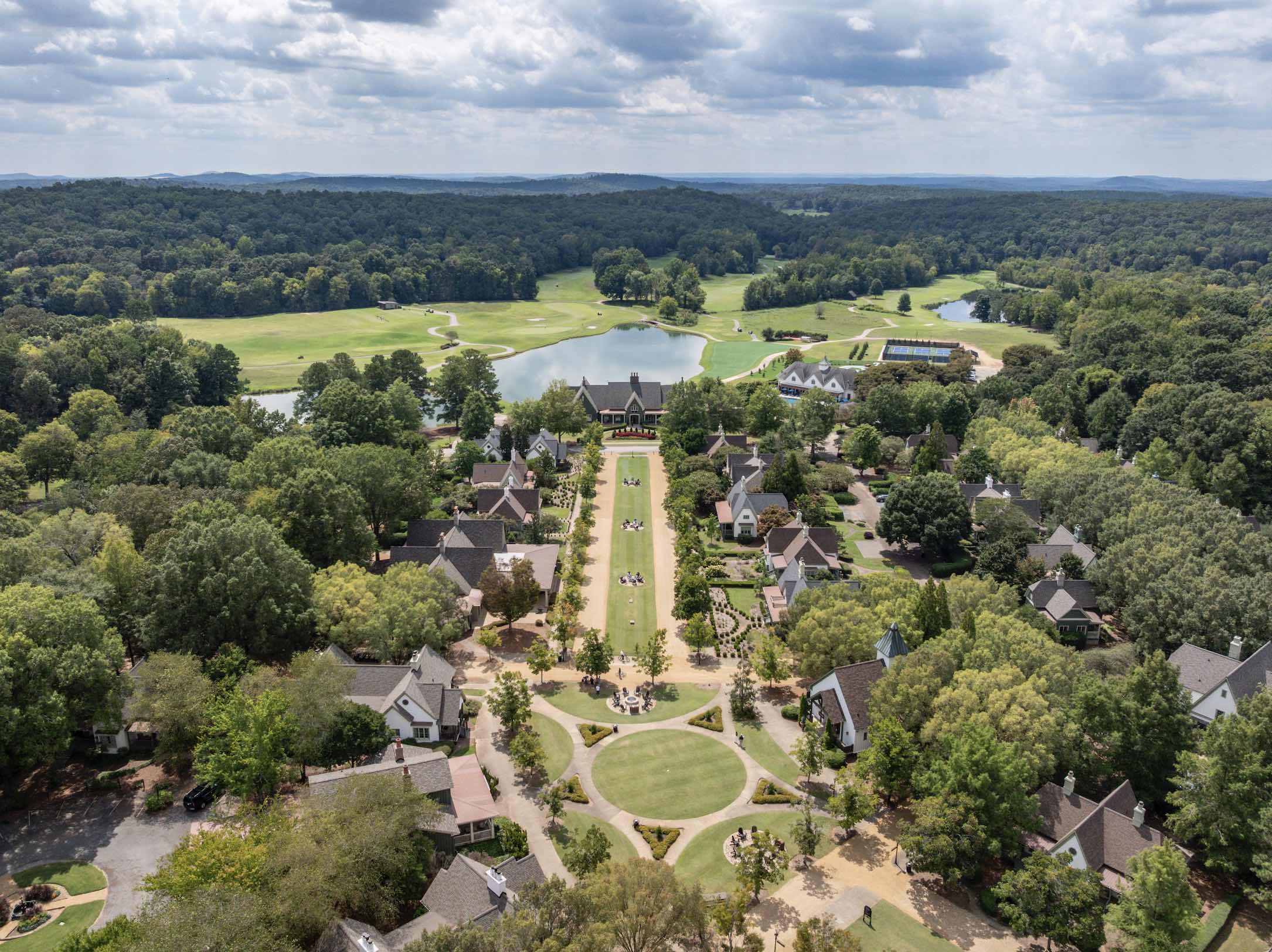 A birdseye image of Barnsley Resort (Adairsville, Georgia)
