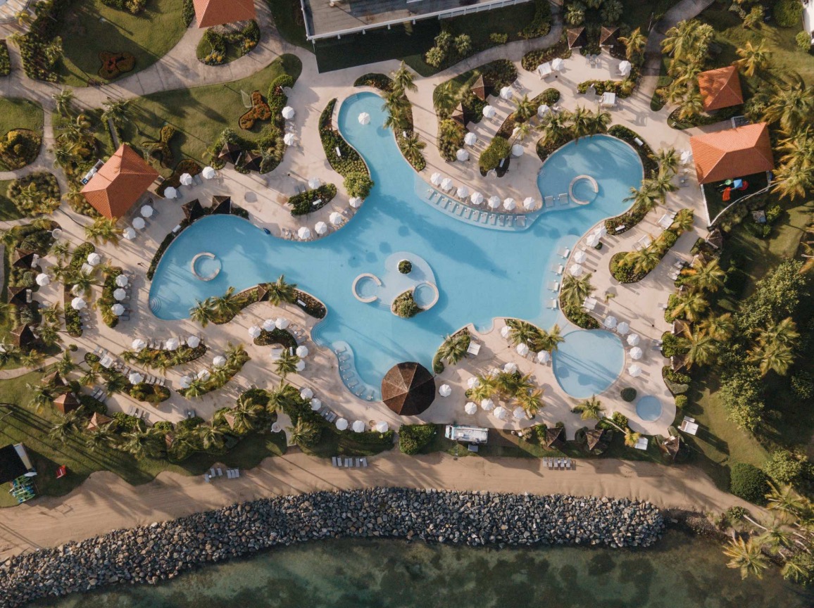 A birdseye image of Hyatt Regency Grand Reserve Puerto Rico.