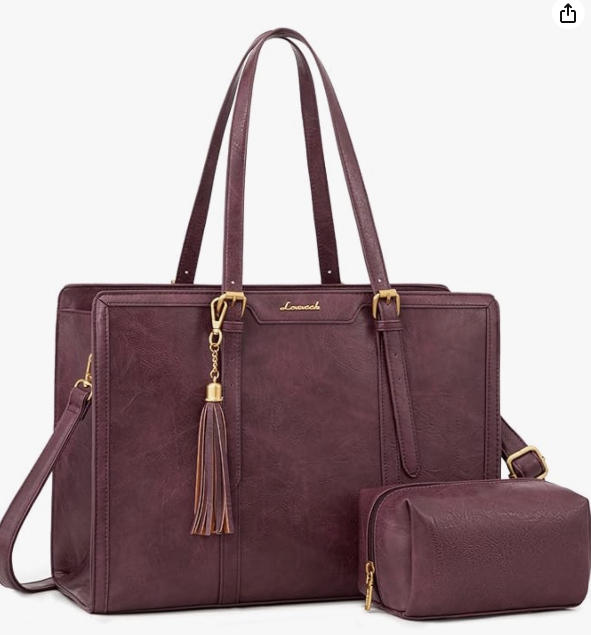 An image of a vintage-inspired laptop bag