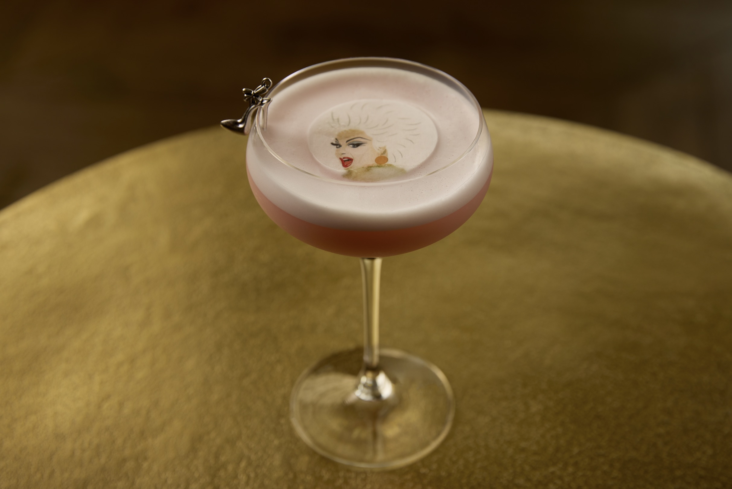 An image of a cocktail at No Rose Lobby Bar.