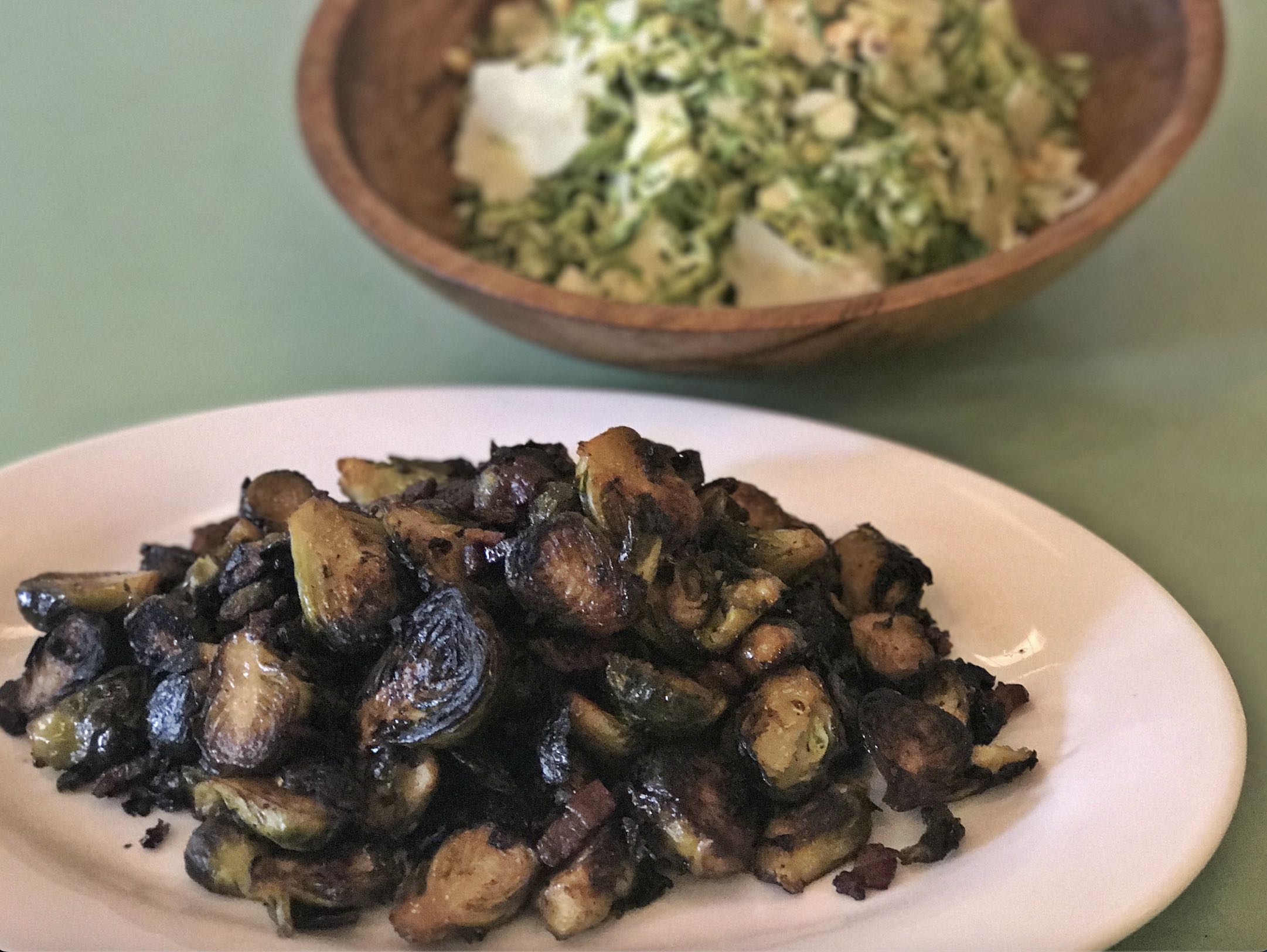 An image the Brussels Sprouts from Little Dom's.