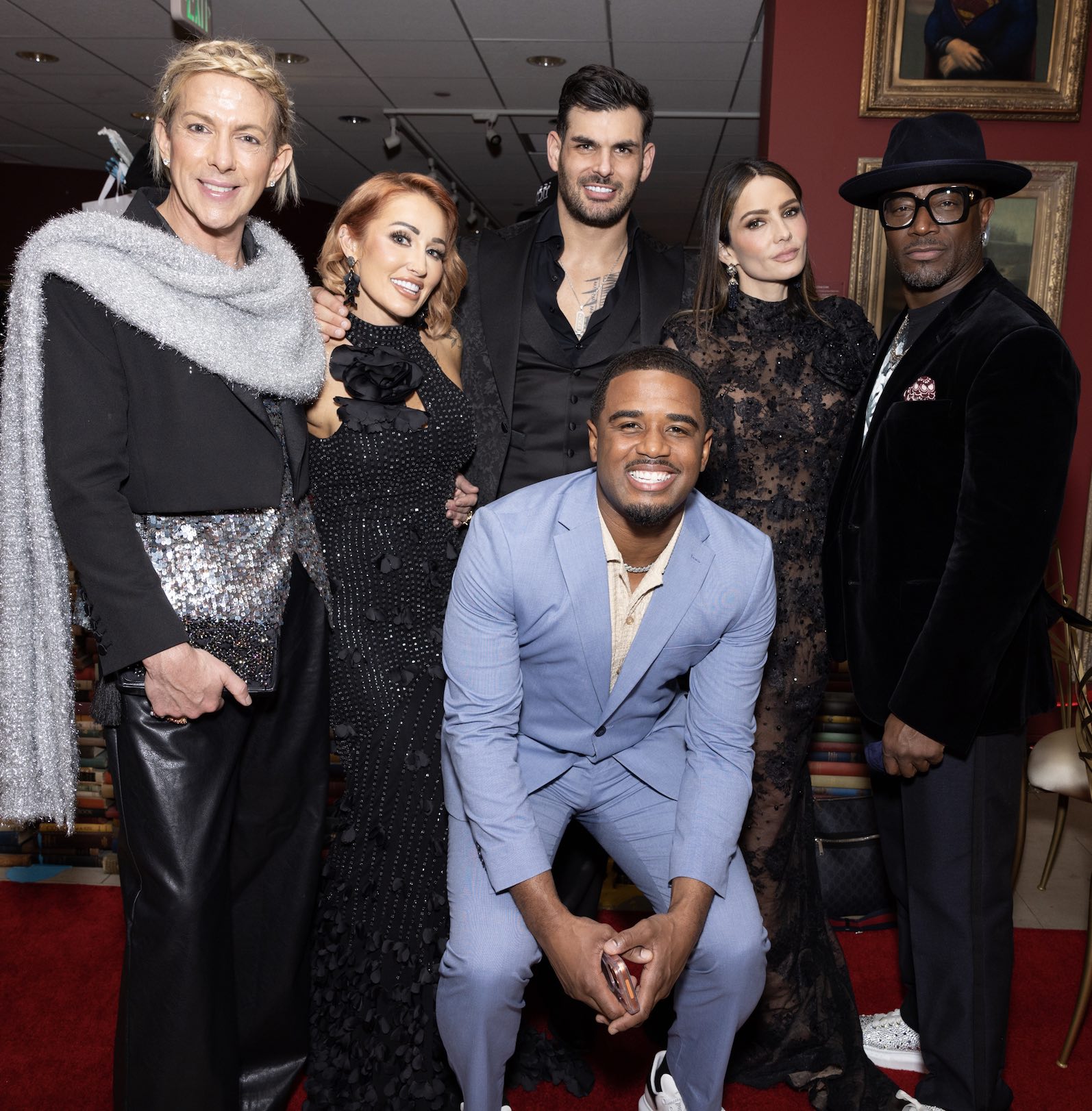 An image of Taye Diggs and the cast of Selling Sunset.