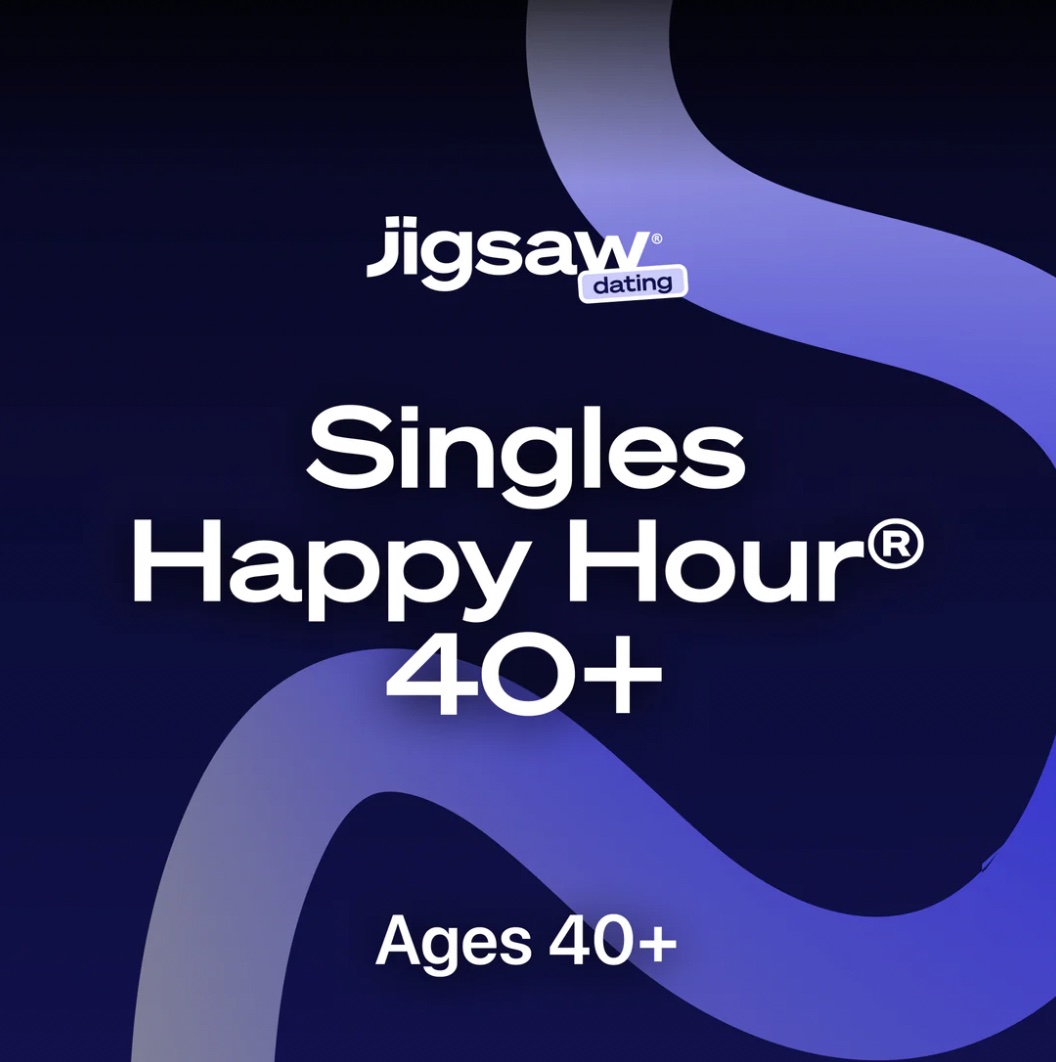 An image for the Singles Happy Hour (40+)