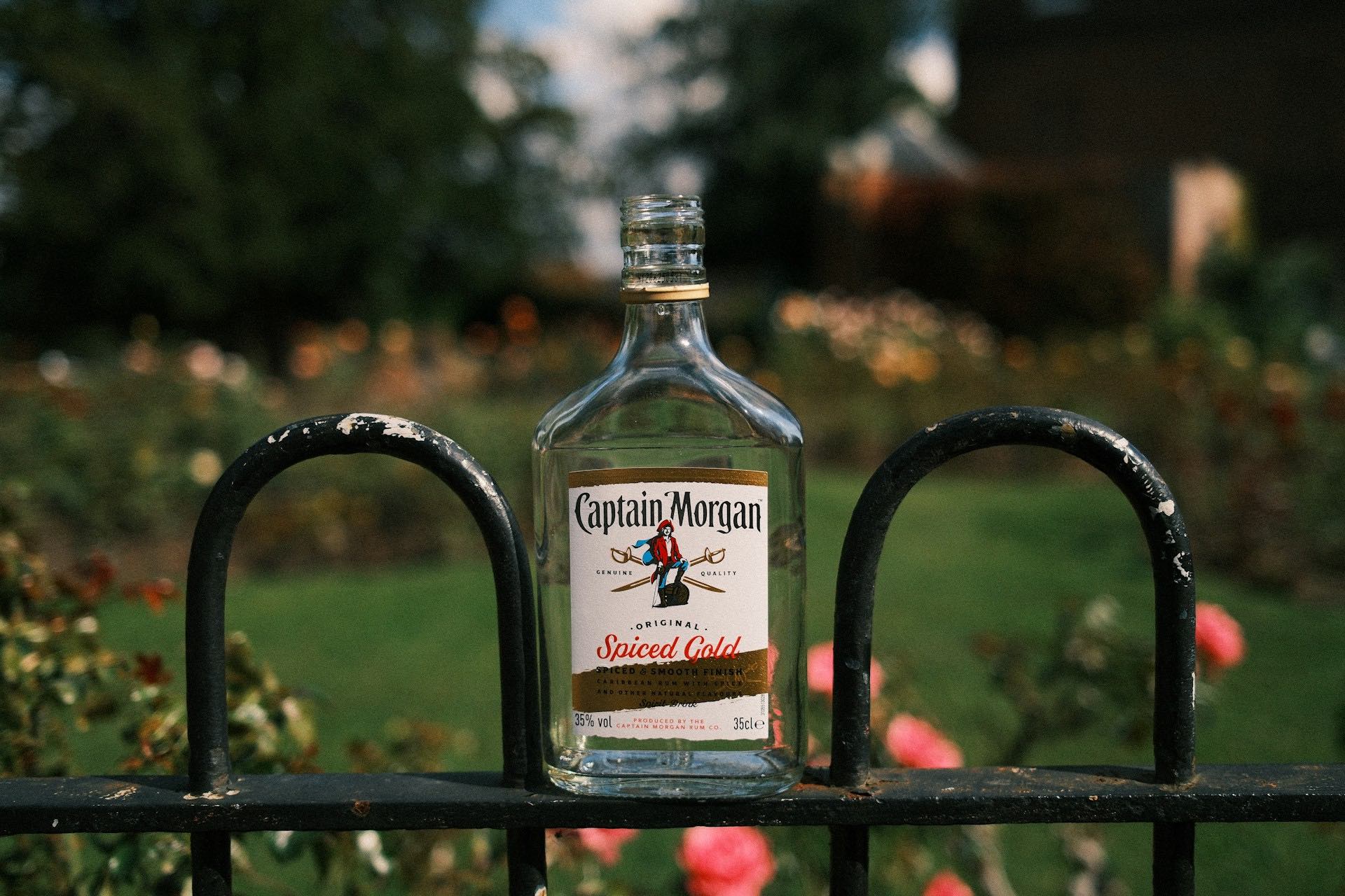 An image of a bottle of Captain Morgan.