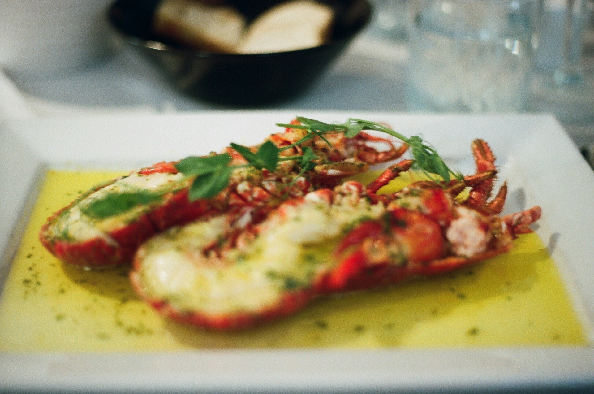 An image of a spiny lobster dish.