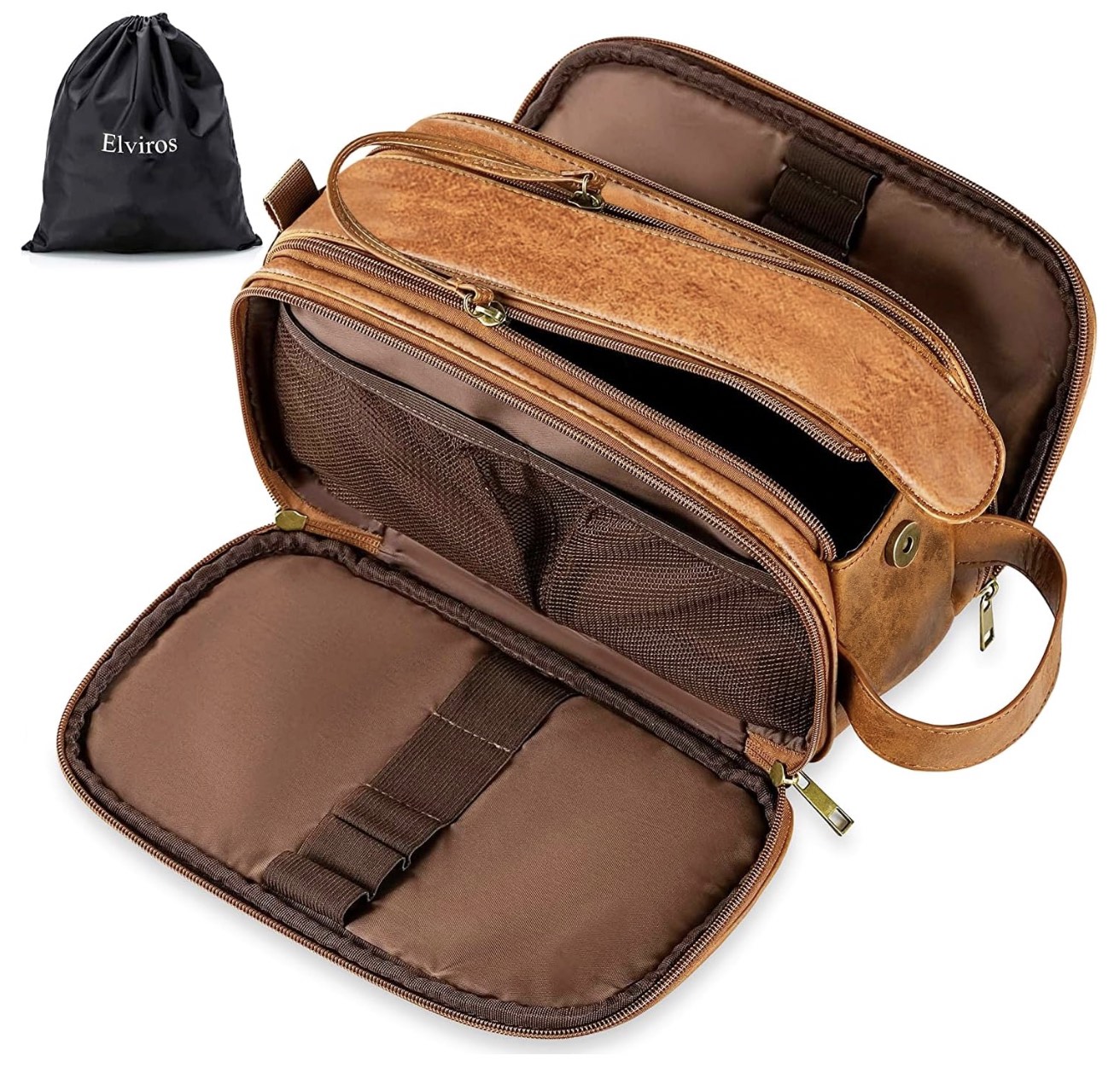 An image of the Elviros toiletry bag for men.