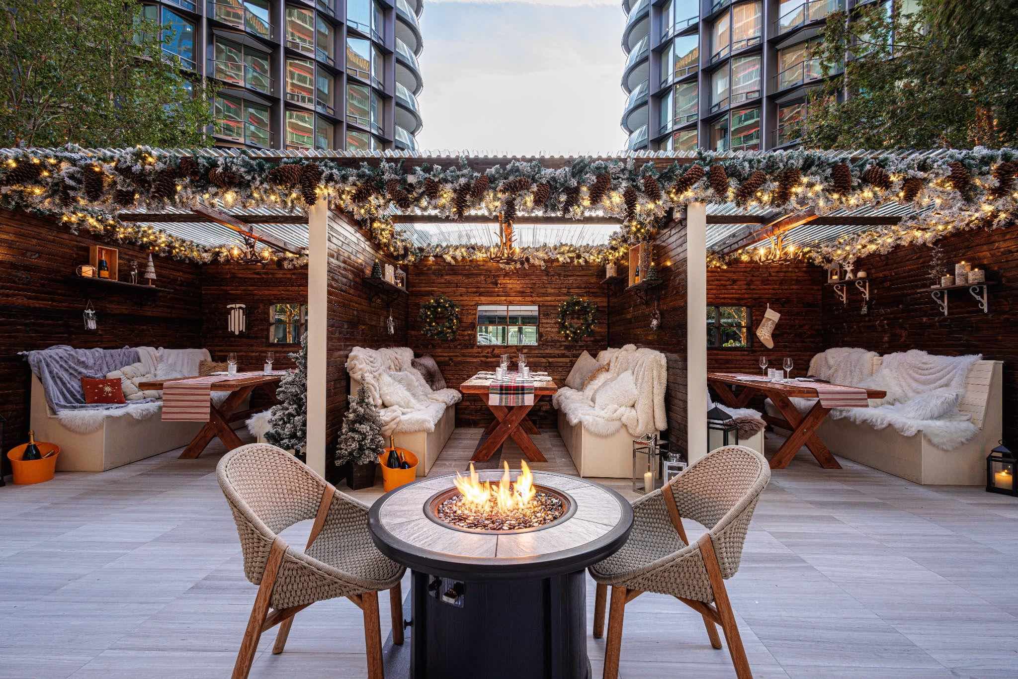 An image of the ski chalet at Fairmont Century Plaza.