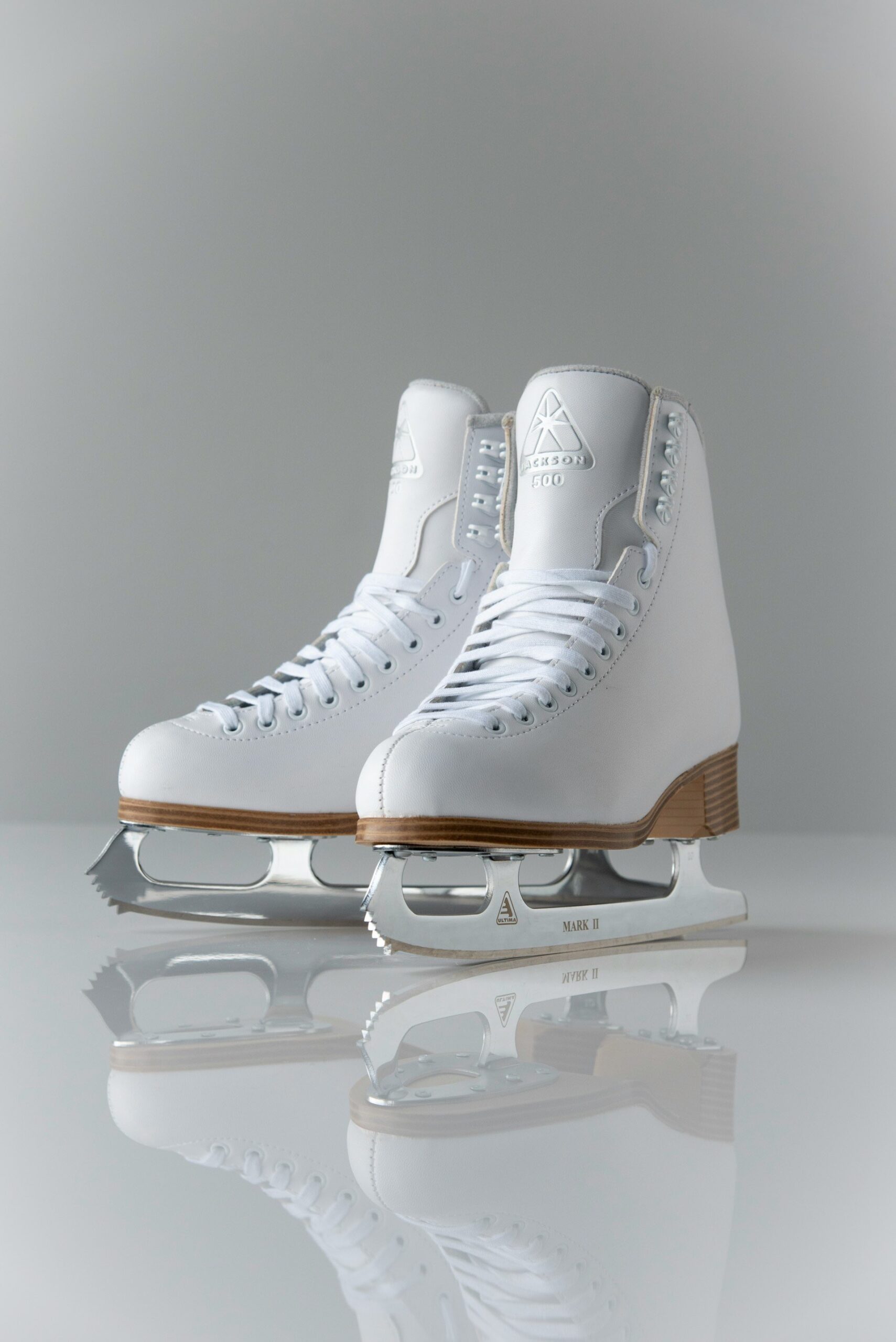 An image of a pair of ice skates.