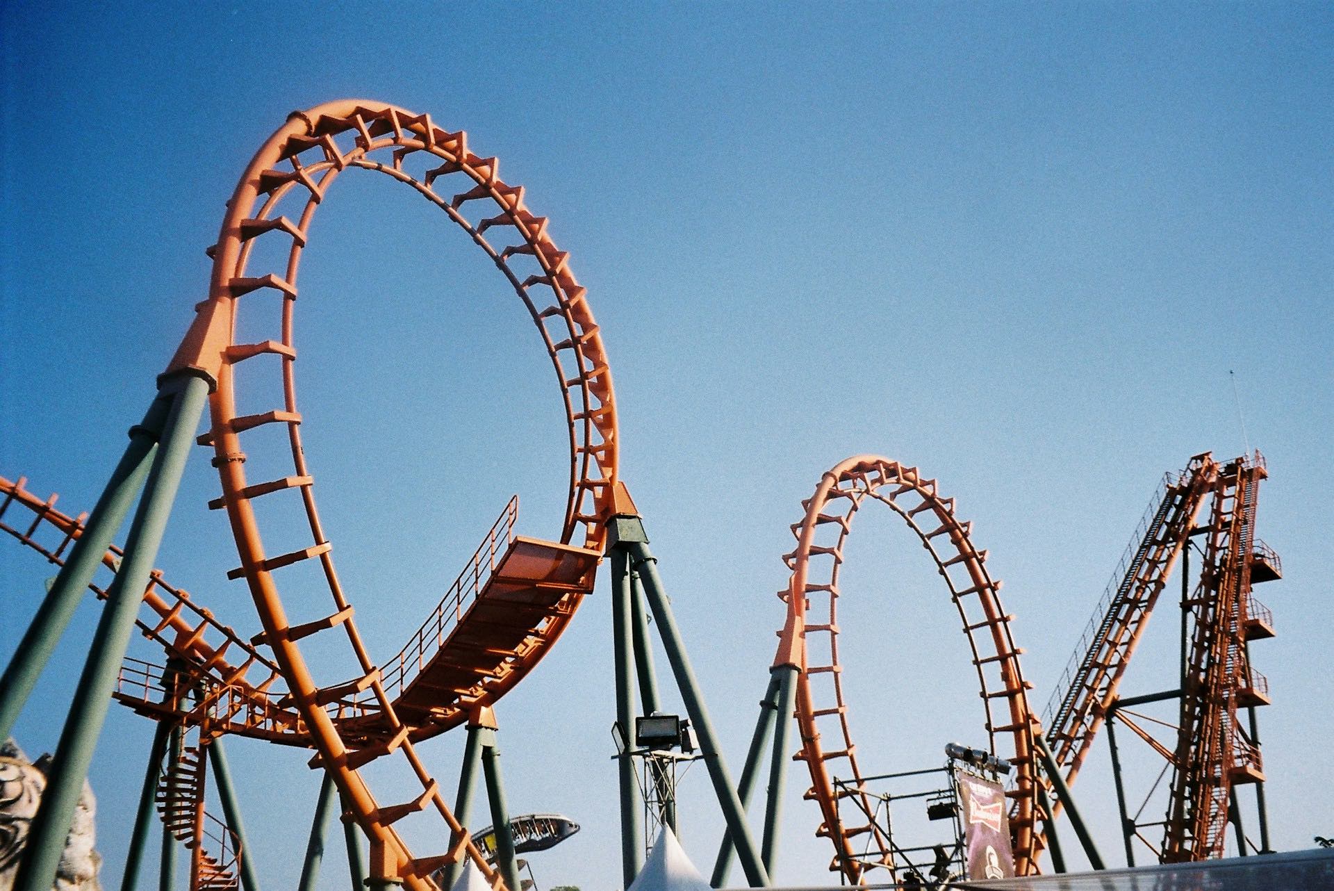 An image of a roller coaster.