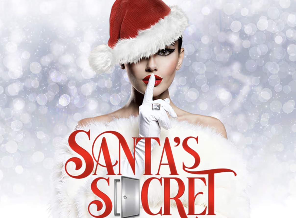An image of the flyer for Santa’s Secret Immersive Holiday Experience
