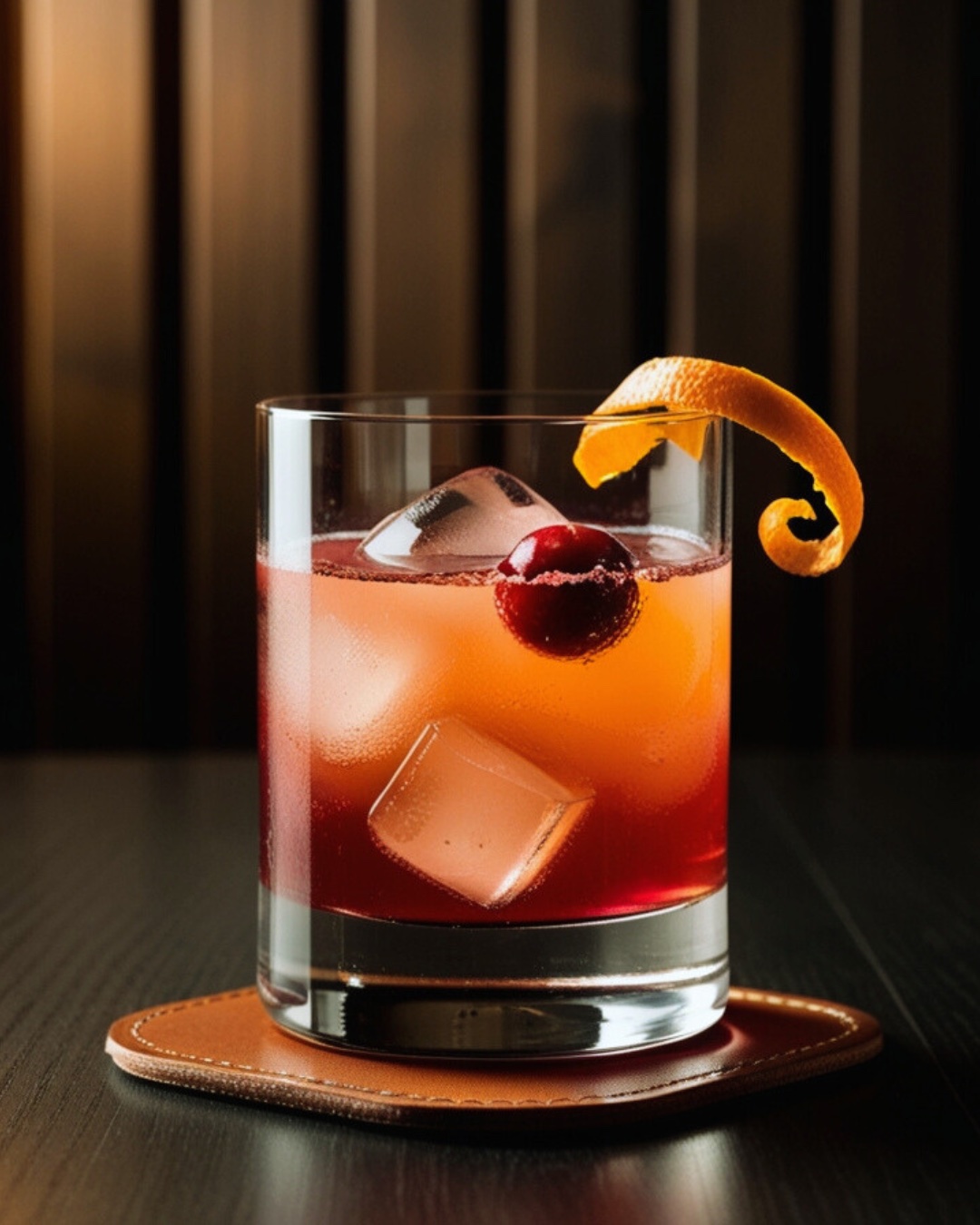 An image of The Casino Heist Christmas cocktail.