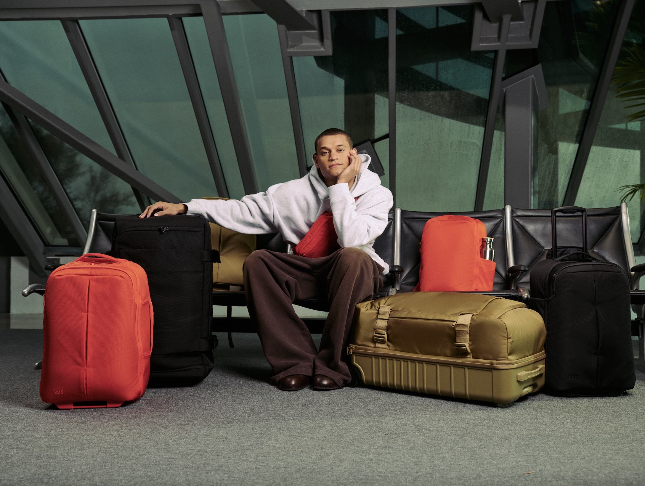 An image of actor Tyriq Withers with the BEIS new Pro Collection