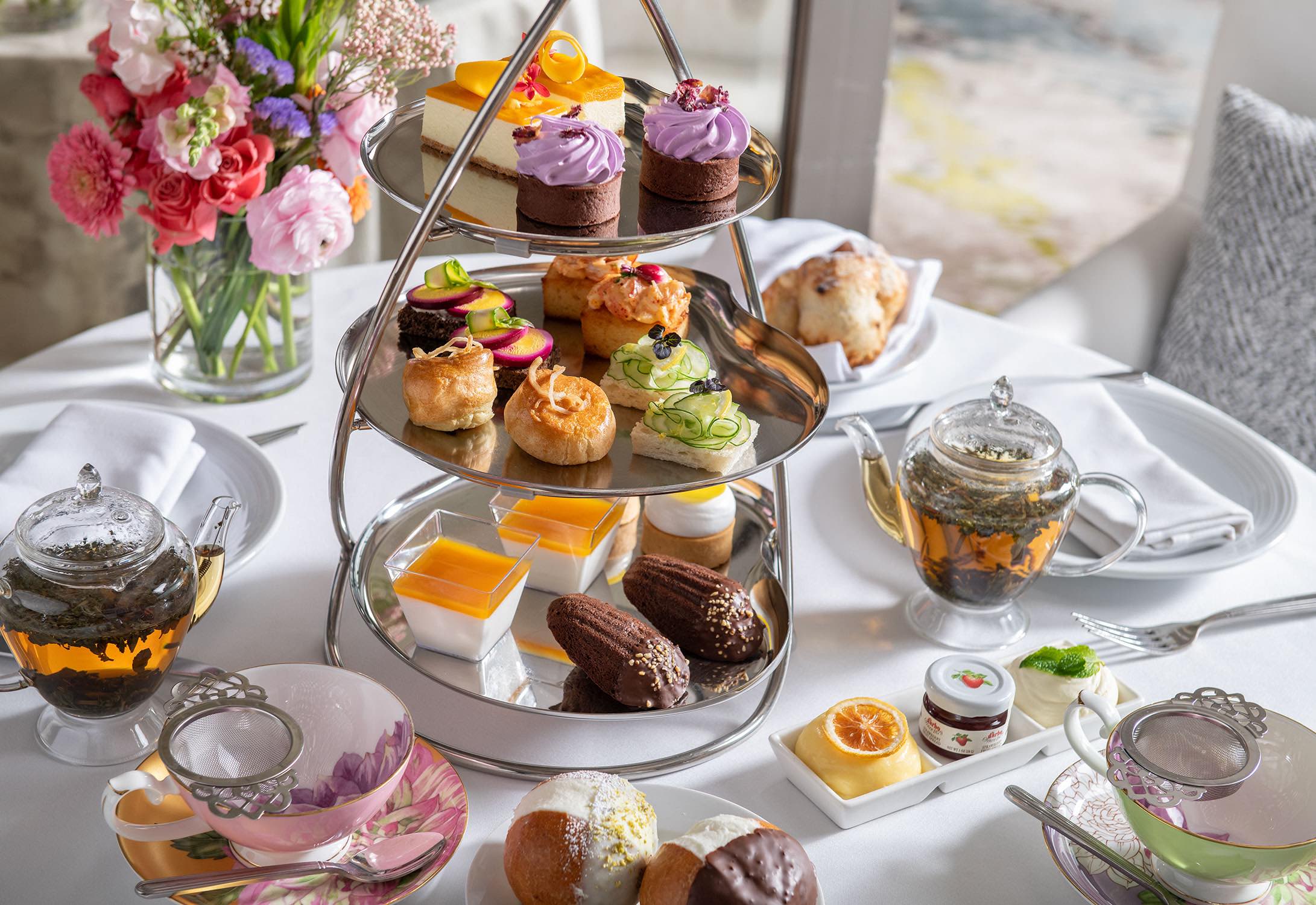 An image of The Golden Scone Afternoon Tea at The London West Hollywood at Beverly Hills i
