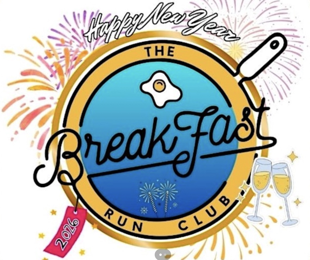 An image of the flyer for The Breakfast Run Club 2026 New Year Run.