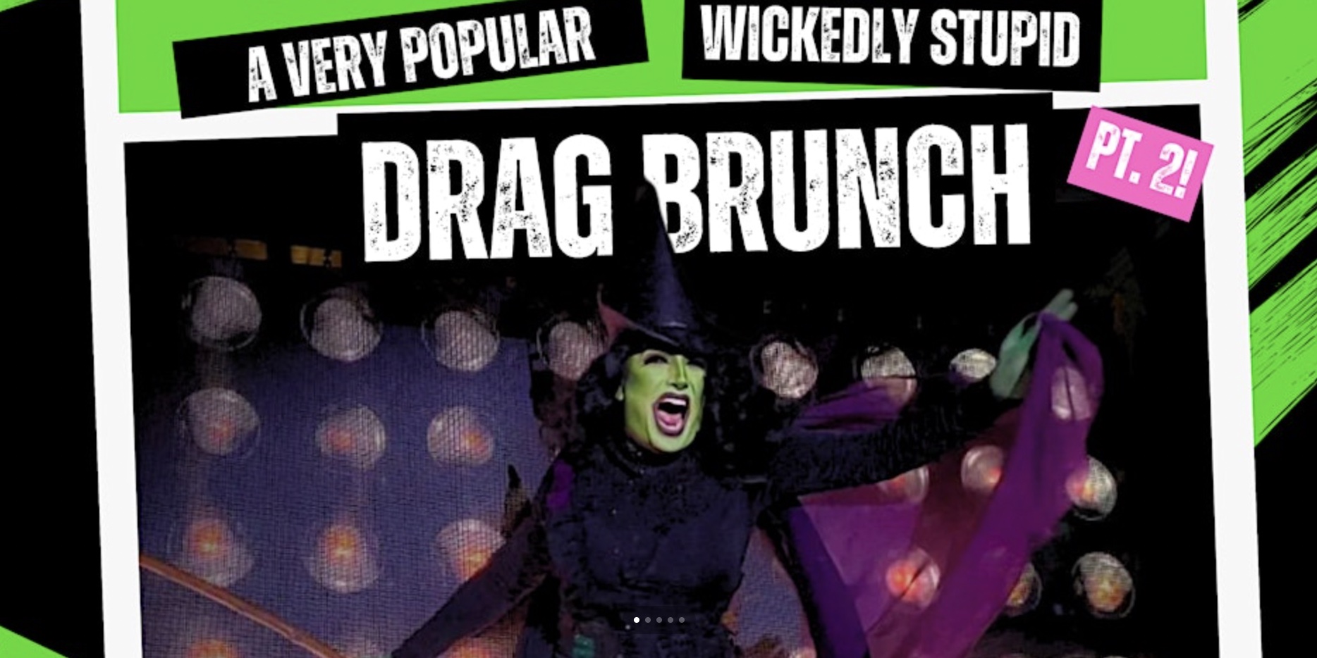 An image of the flyer for D!CK’ED: A Wickedly Stupid Bottomless Drag Brunch.