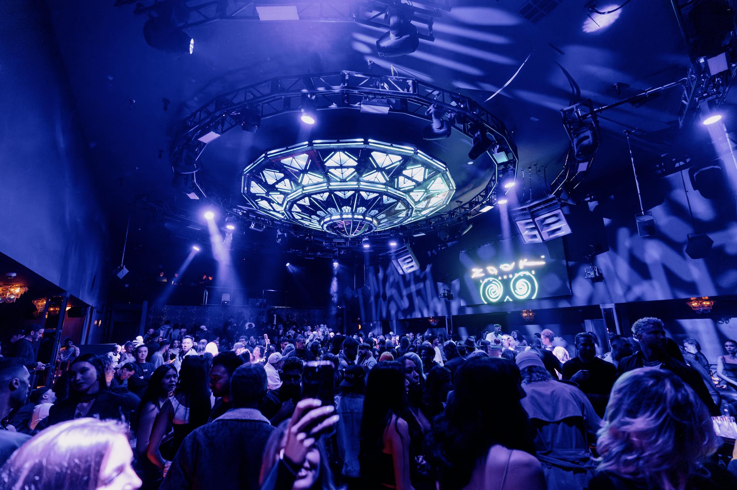 An image of the inside of the WeHo club, Zouk.
