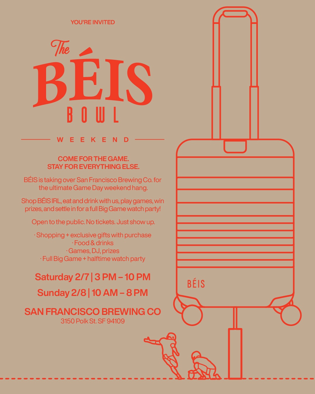An image of the flyer for the BÉIS Bowl.