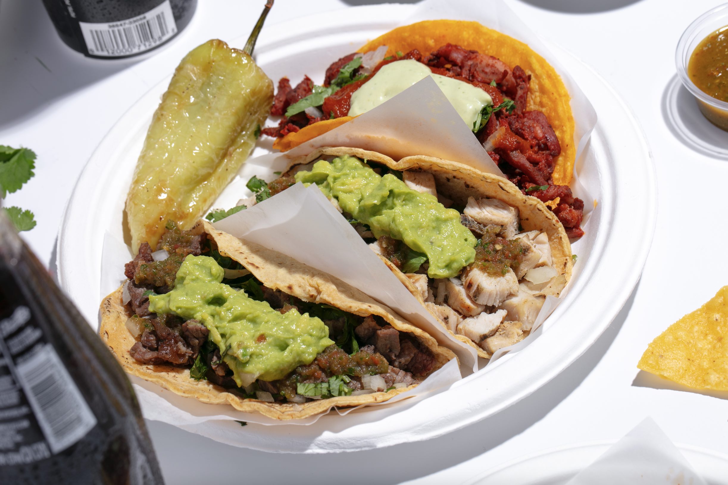 An image of a Tacomasa plate of tacos.