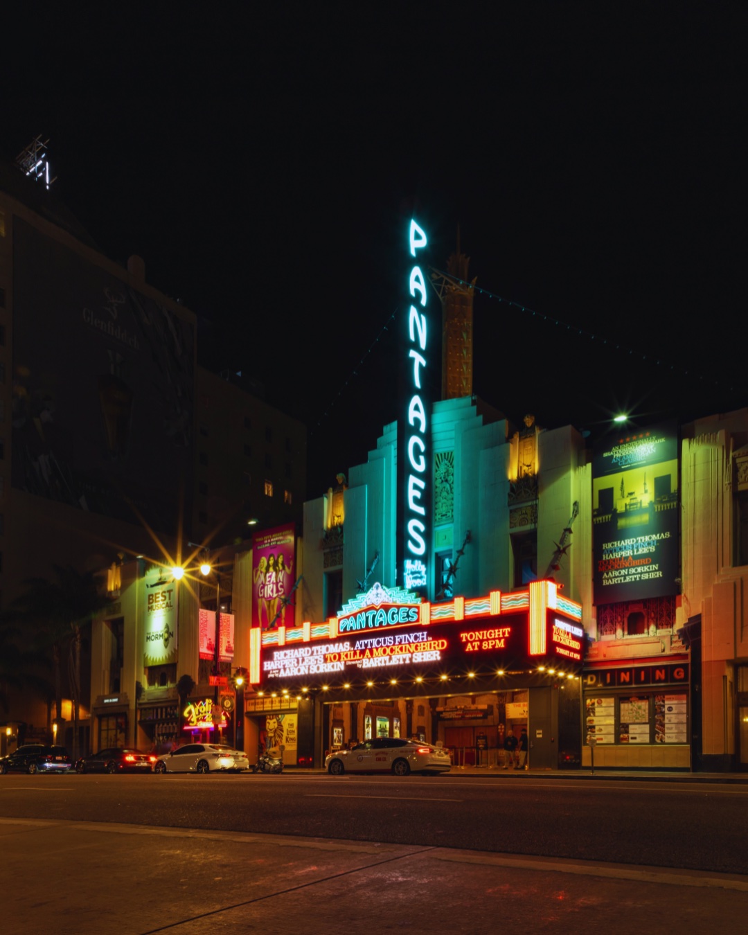 An image of the Pantages Theater