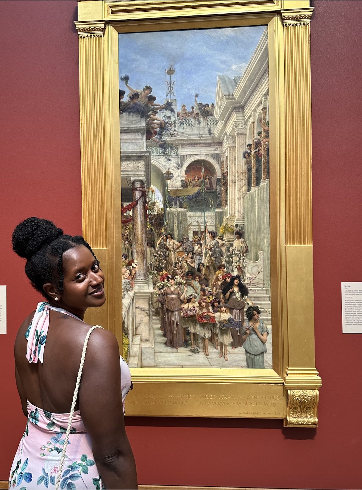 An image of lifestyle blogger Ariel at the Getty Center.