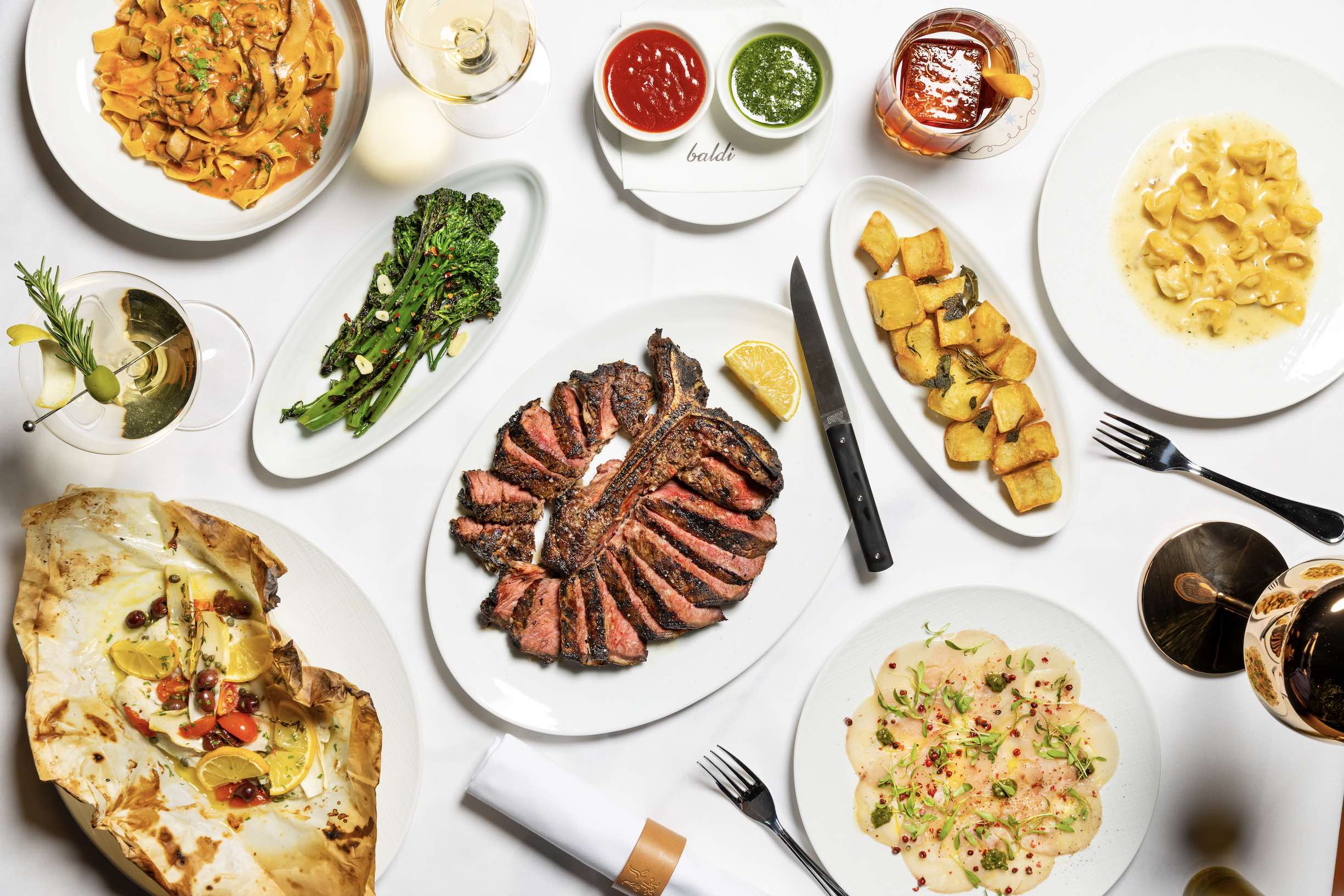 An image of a table spread for Baldi.