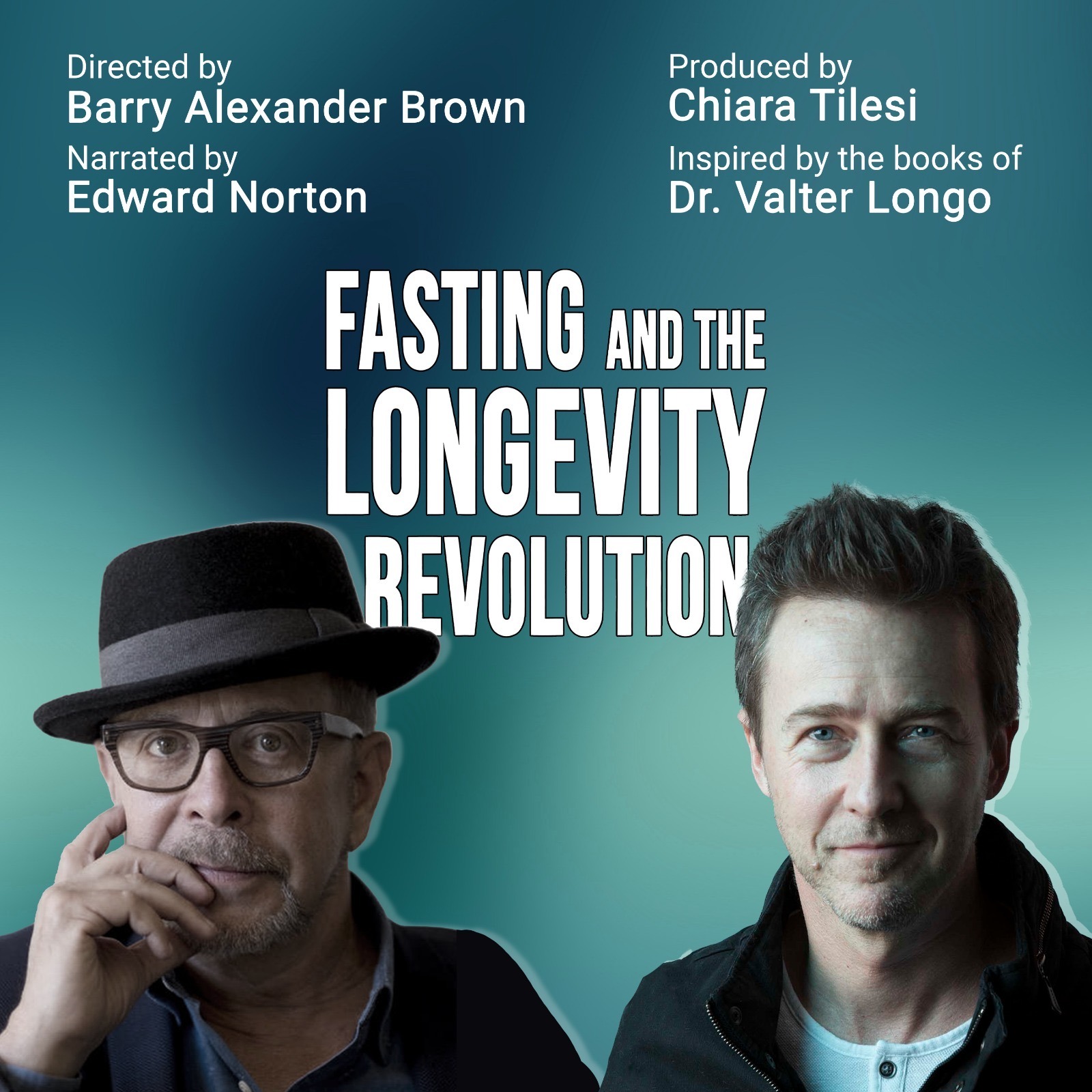 An image of the movie poster for Fasting and the Longevity Revolution.
