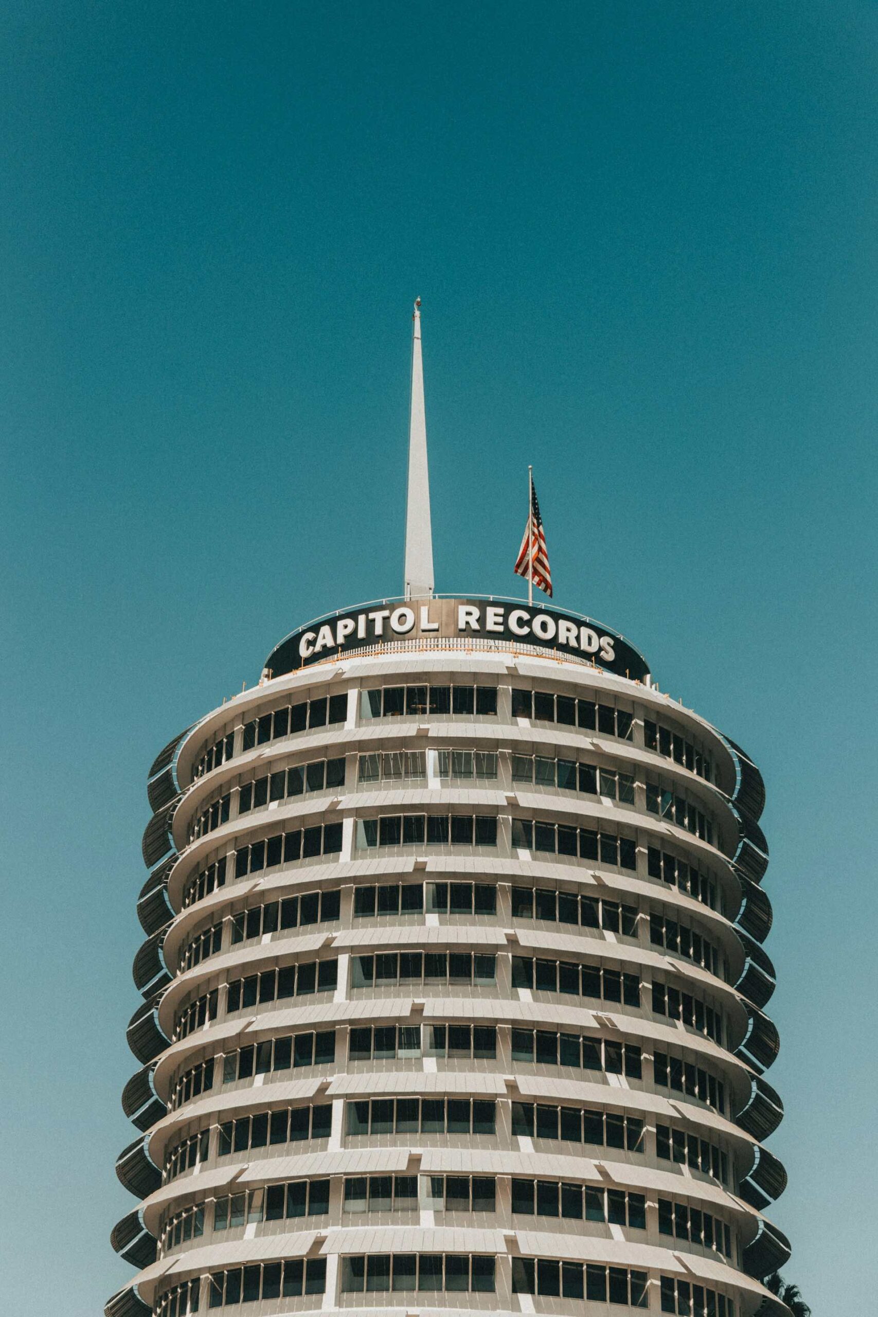 An image of the Capitol Records building.