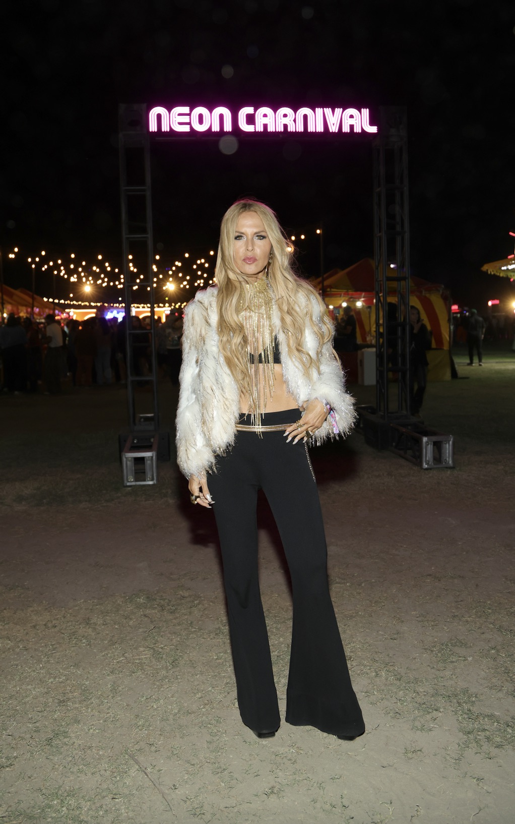 An image of Rachel Zoe at the 15th anniversary of Neon Carnival. 