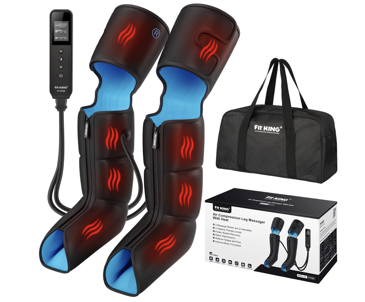 An image of leg compression massagers.