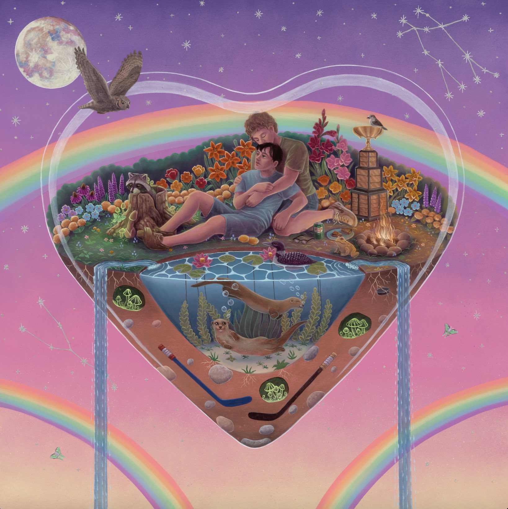 An image of the art show OASIS by Andrea Guzzetta Opens at Corey Helford Gallery.
