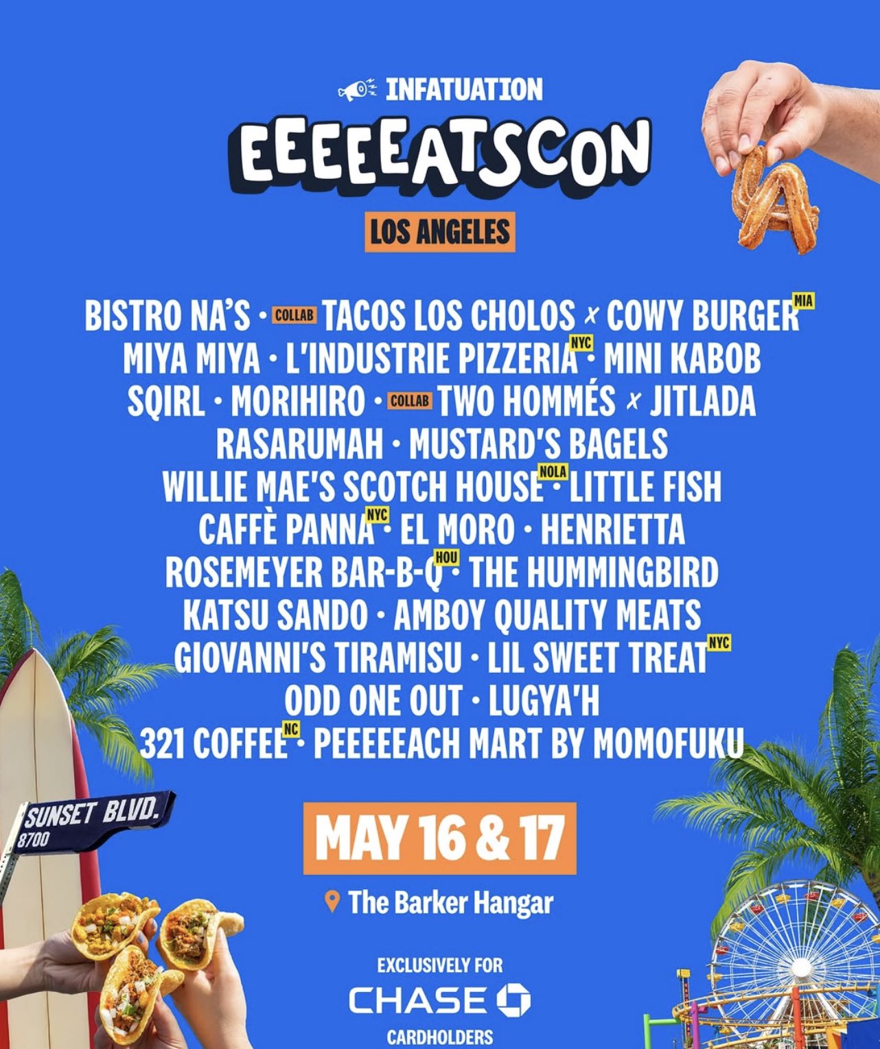 An image of the flyer for EEEEEATSCON Food Festival.