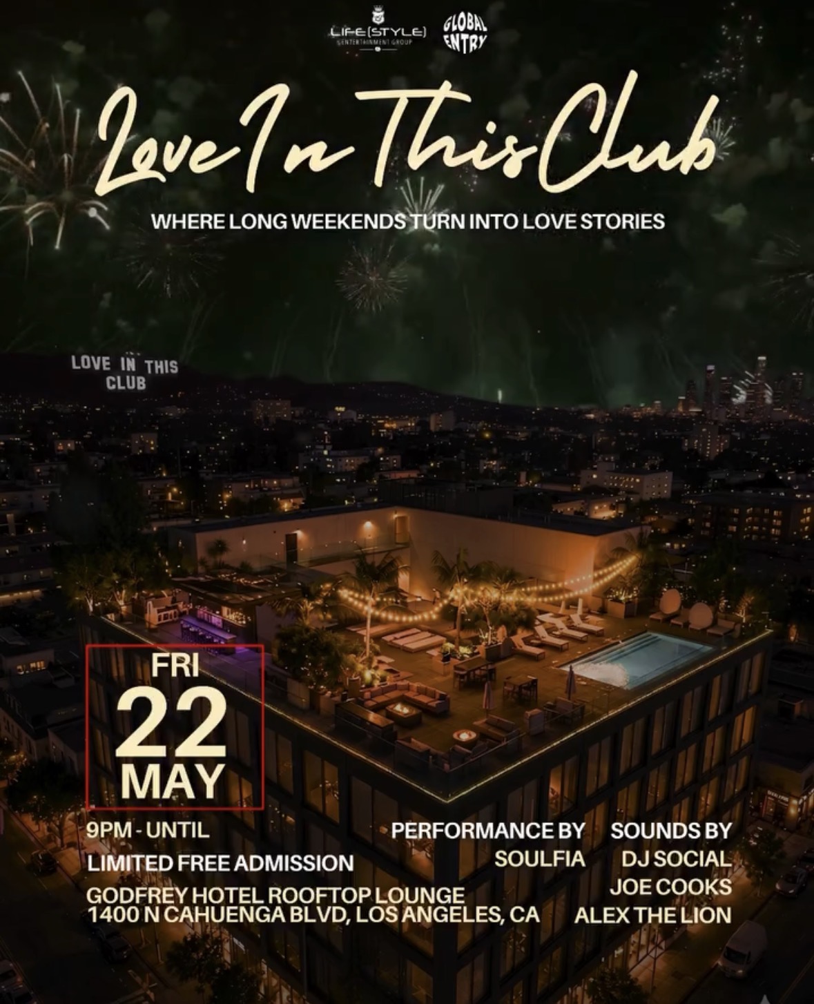 An image of the flyer for Love In This Club - An R&B Experience.
