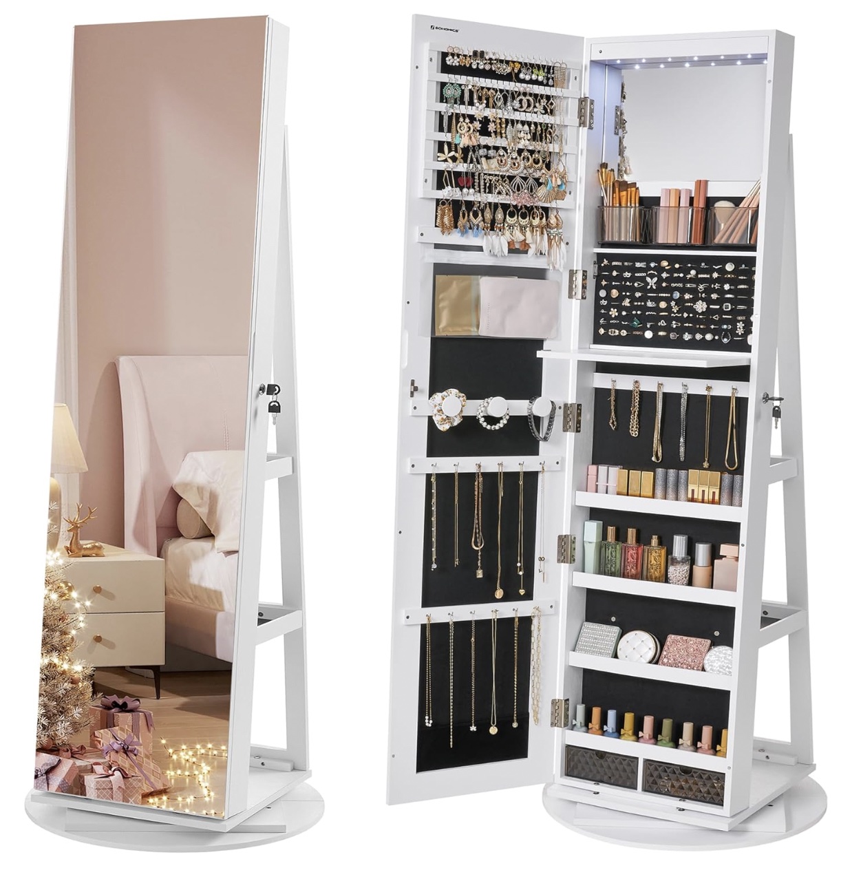 An image of a Mirror Jewelry Cabinet