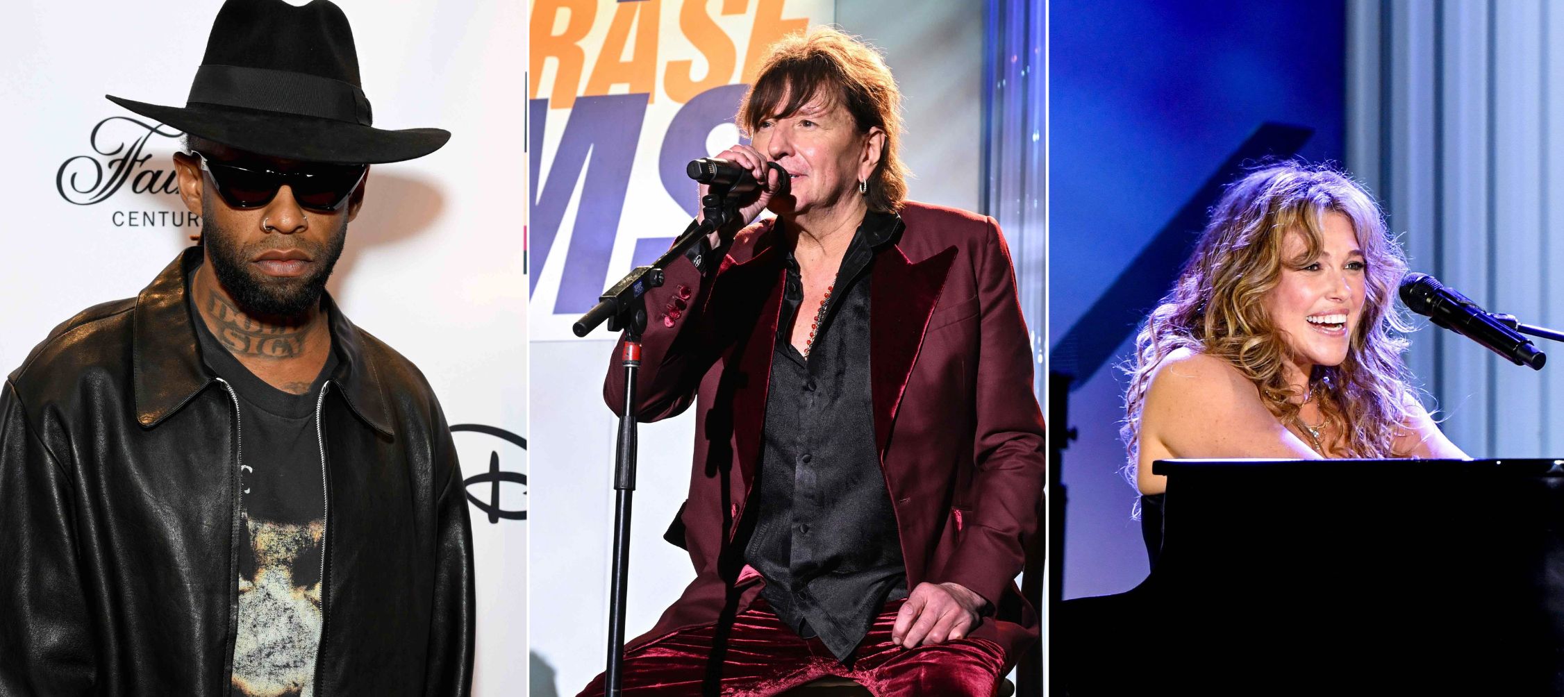 A collage of 3 images: Ty Dolla $ign, Richie Sambora, and Rachel Platten