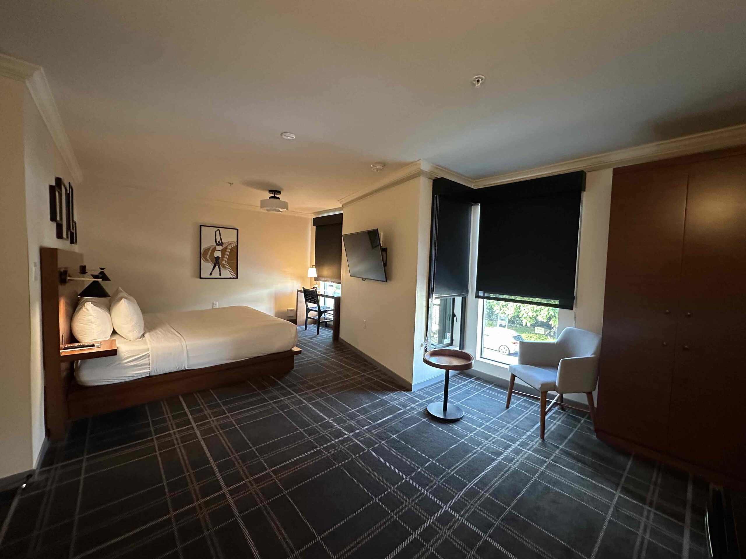 An image of a king guestroom at FOUND Hotel Santa Monica.
