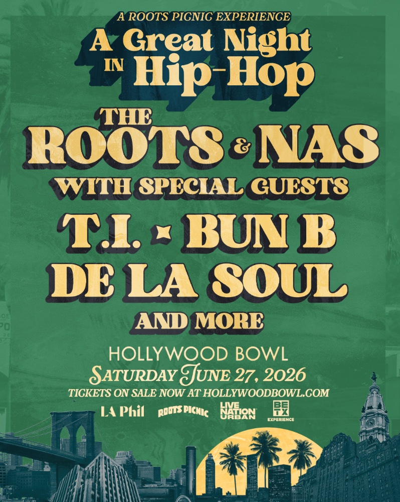 AN image of the flyer for The Roots Picnic 2026.