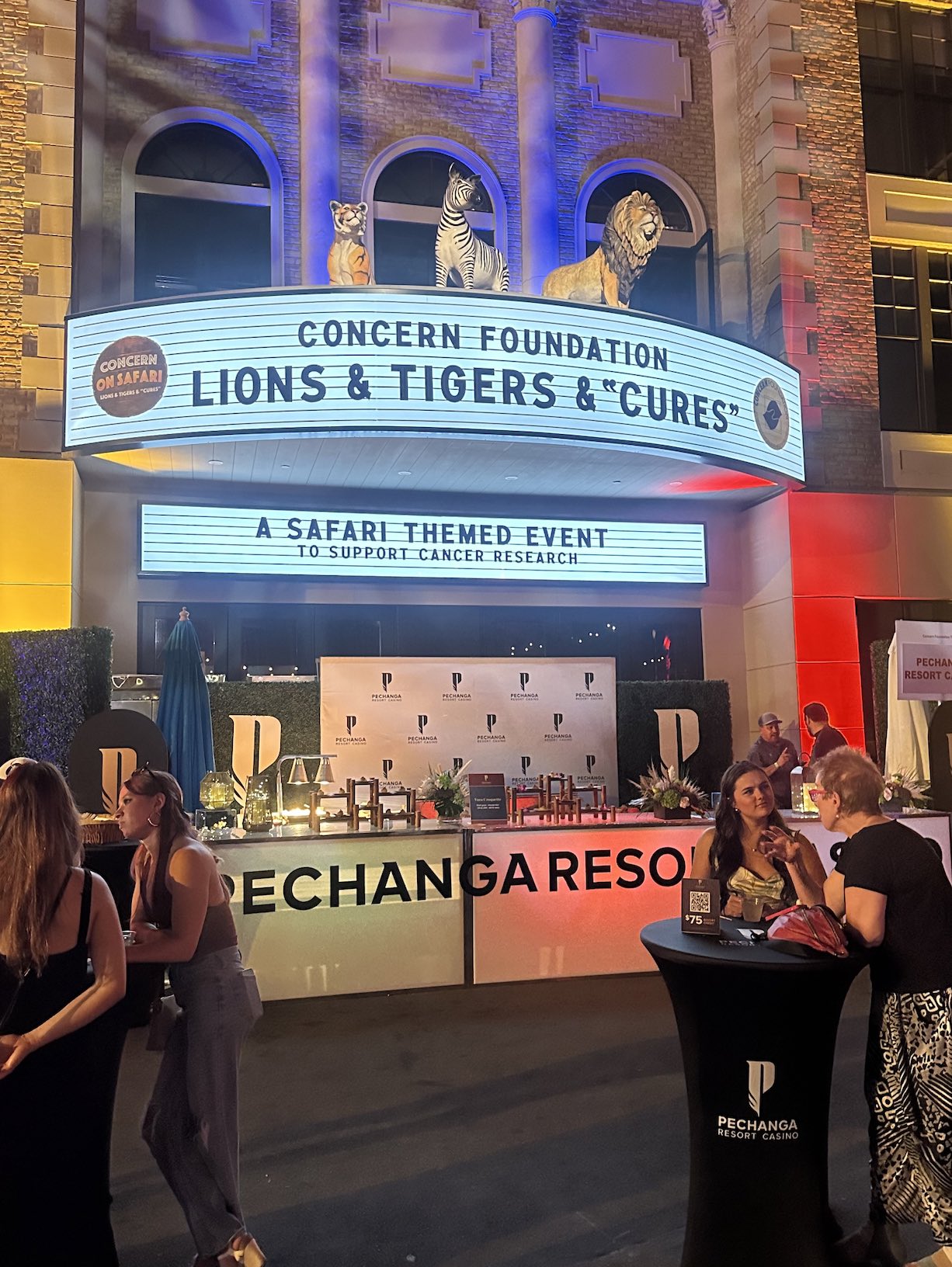 AN image of the marquee of the Concern Foundation 51st Annual Block Party