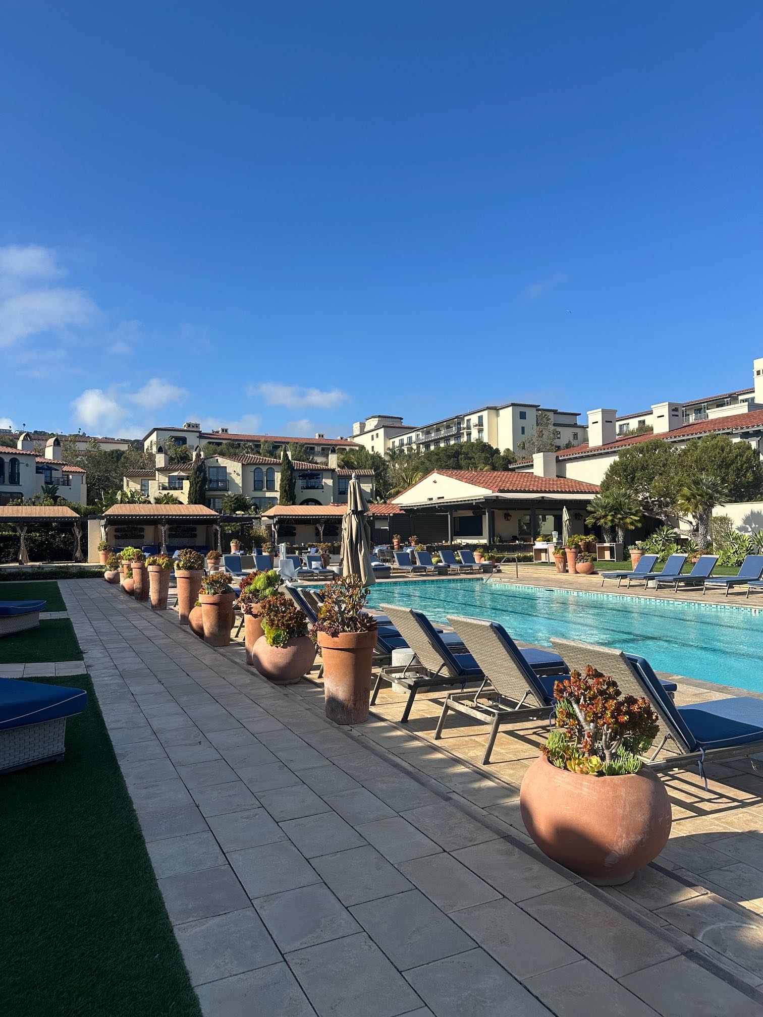 An image of the spa pool at Terranea Resort 