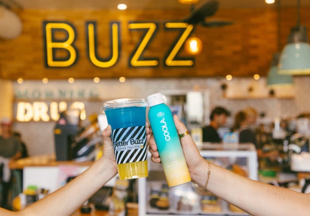 An image of the Piña COOLAda Refresher, available at all Better Buzz locations.