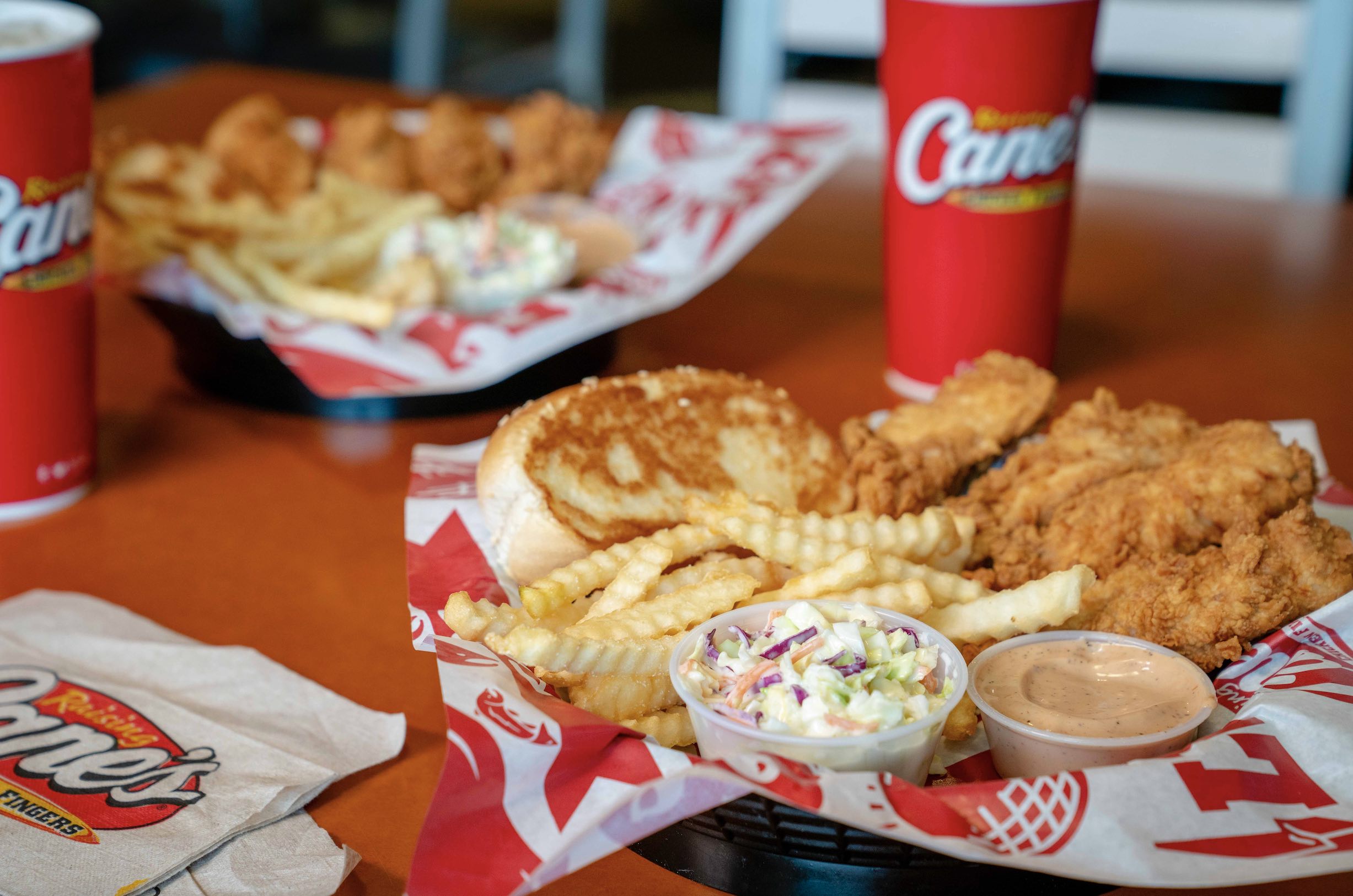 An image of a Chicken Fingers Box Combo from Raising Cane's.