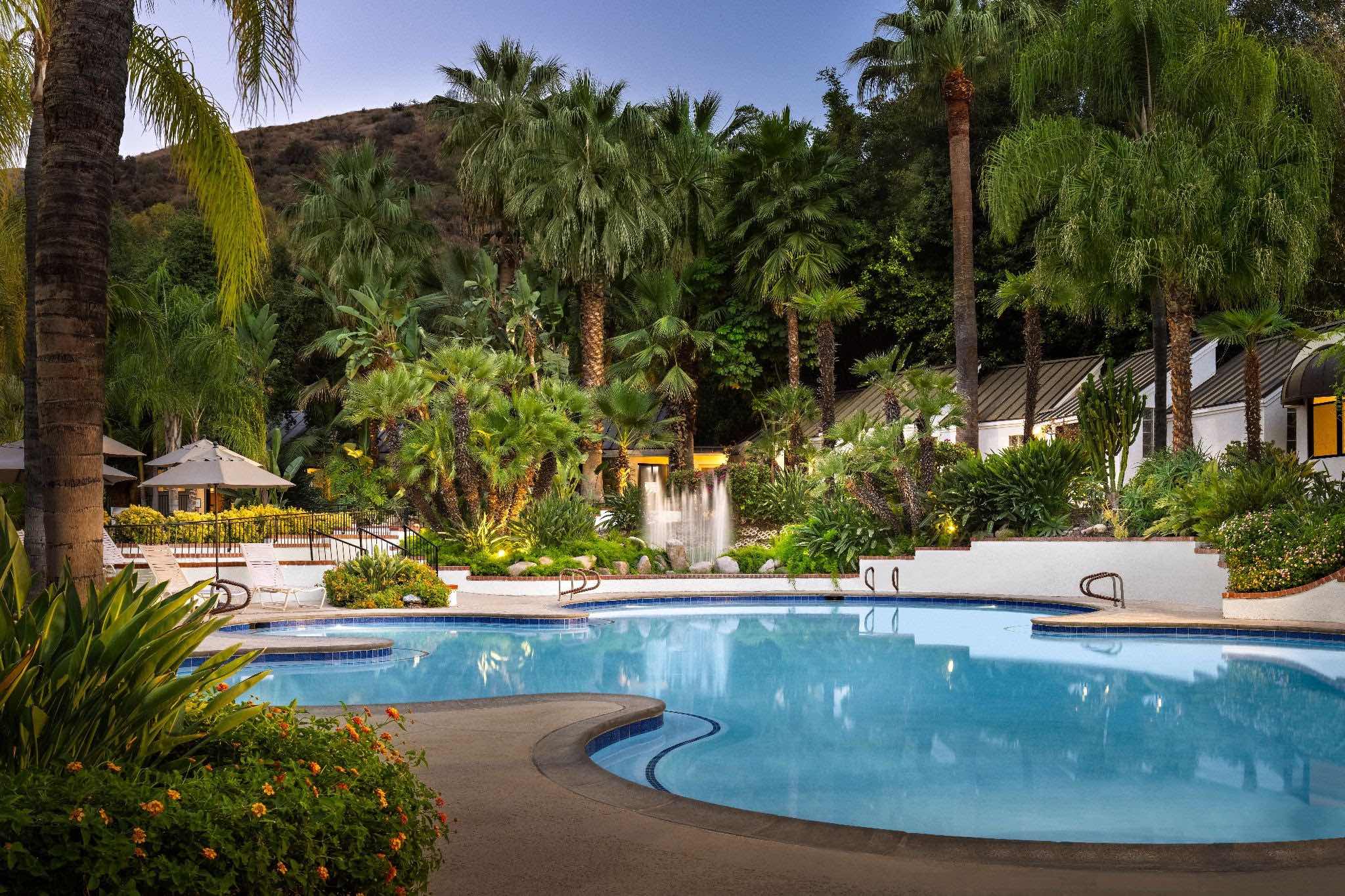 An image of the pool at Glen Ivy Hot Sprigs.