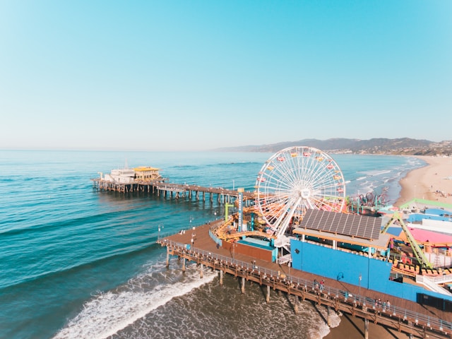 An image of the Santa Monica Pier.