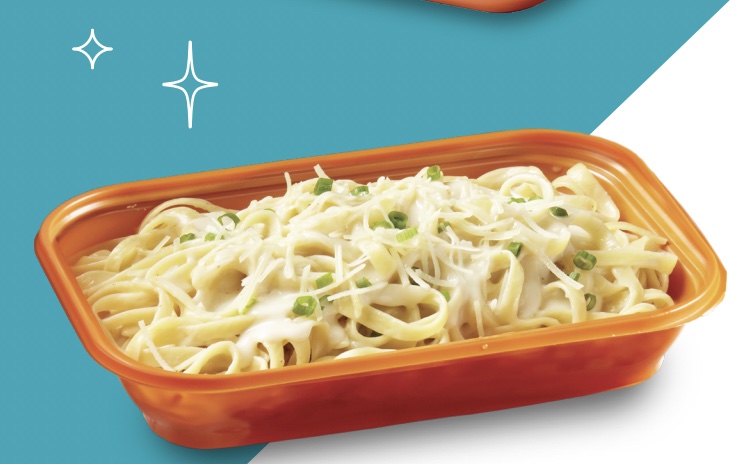 An image of the Fettucini Alfredo from NORMS.