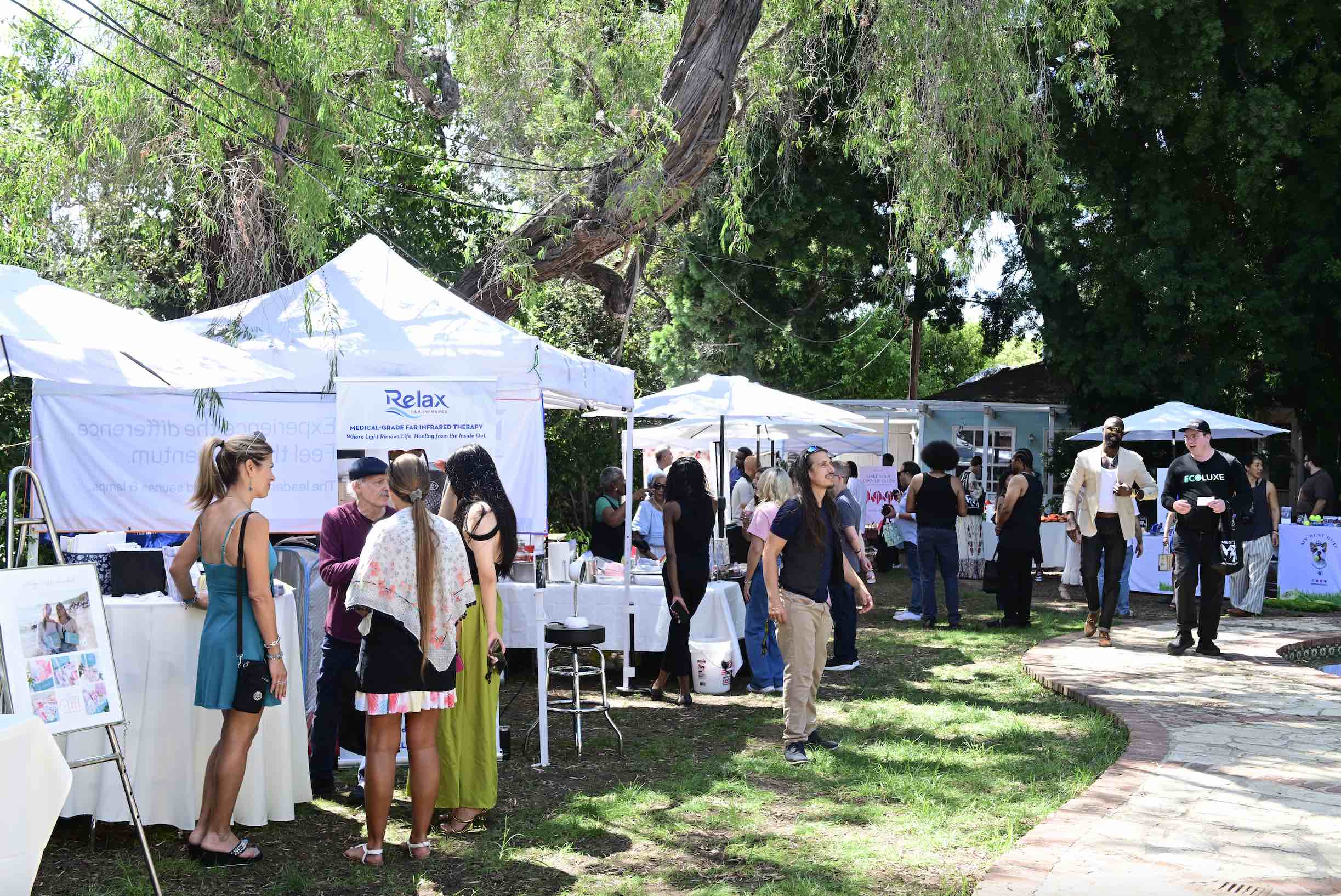 An image of the ambiance of Debbie Durkin's  annual exclusive ECOLUXE Endless Summer Festival.