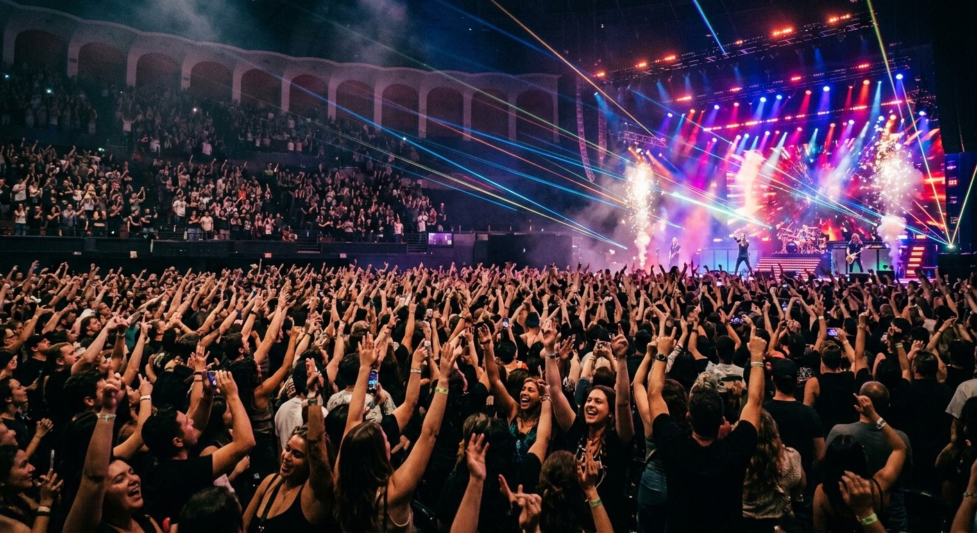An image of a crowd at a concert.