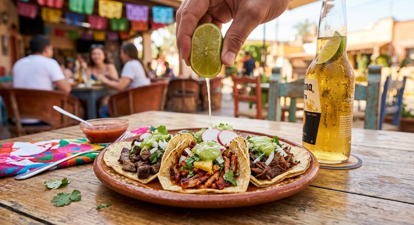An image of a plate of tacos