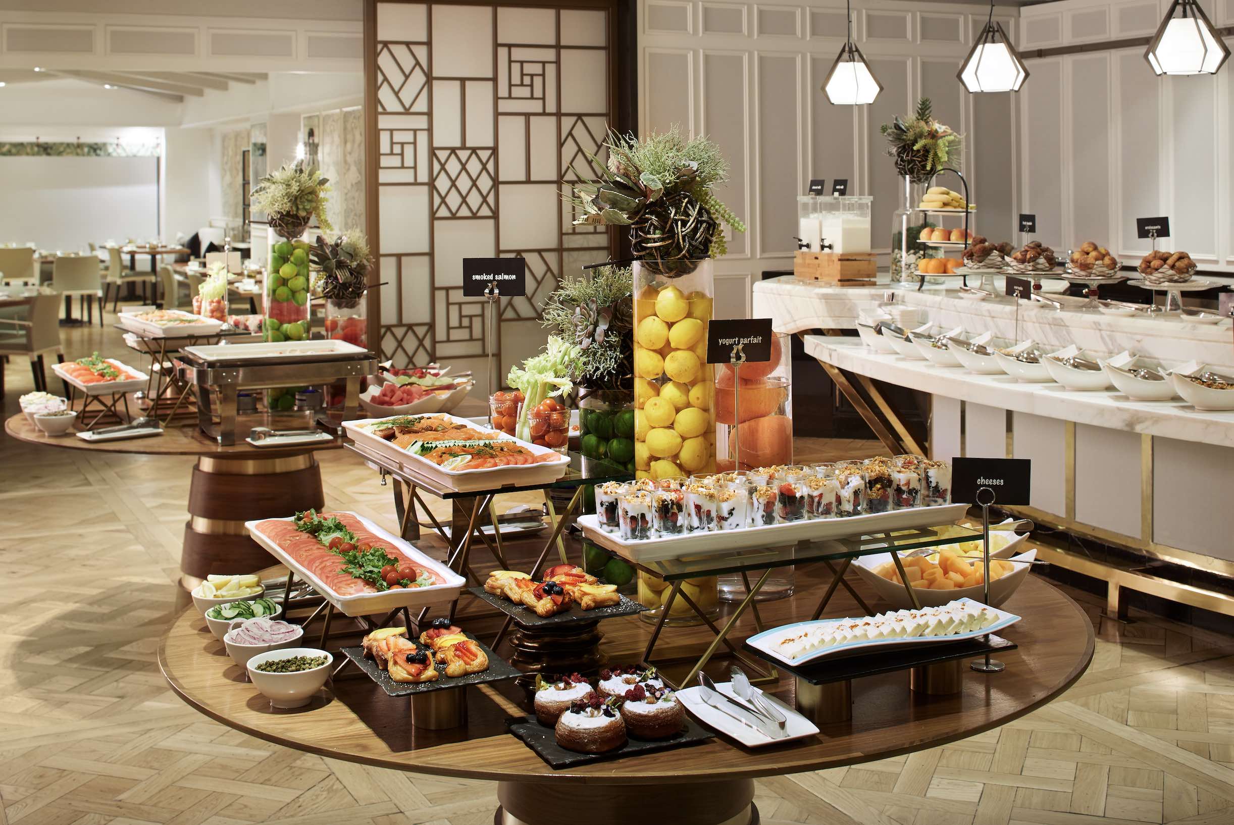 An image of the continental breakfast at Boxwood.