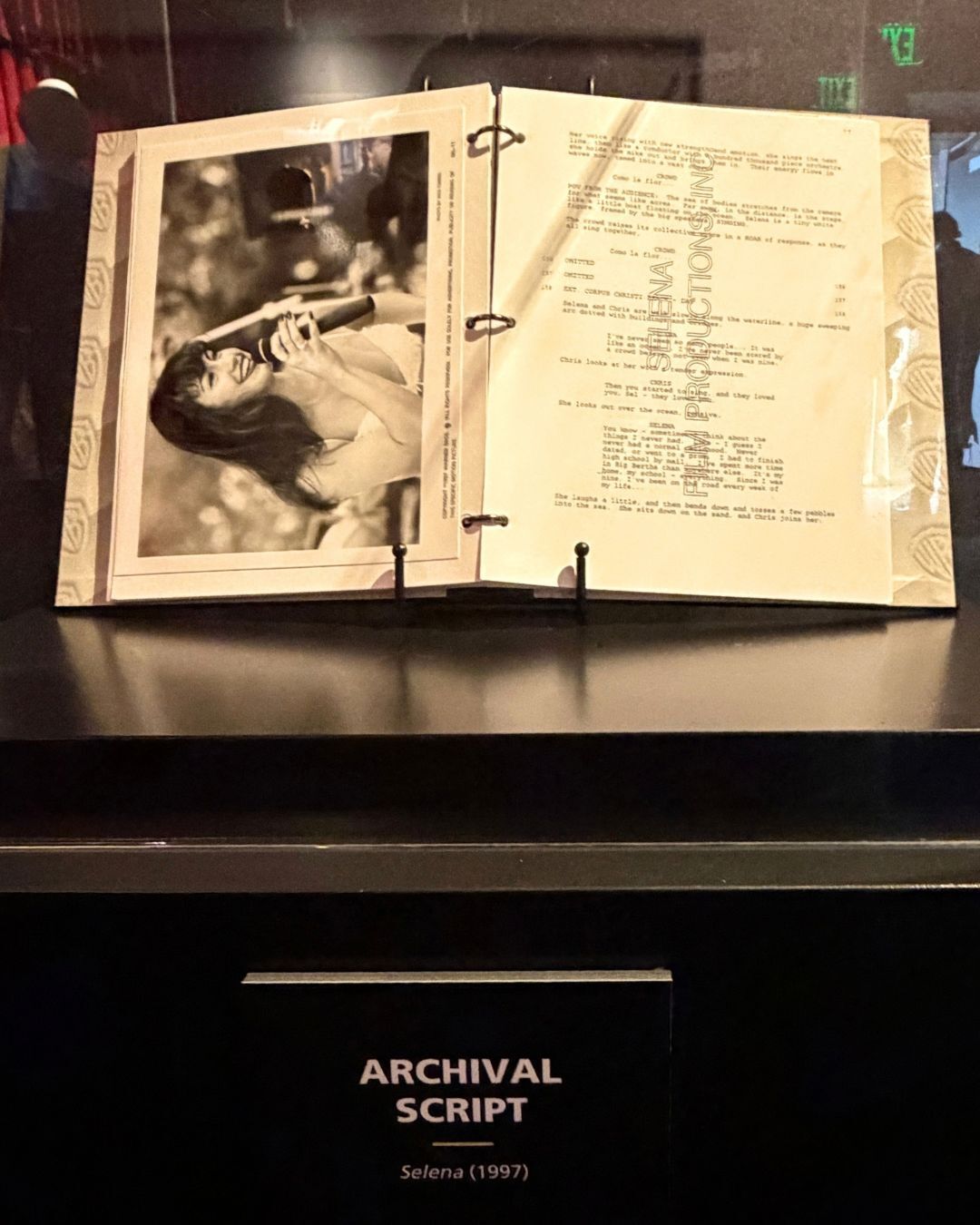 An image of an set archive from the film Selena.